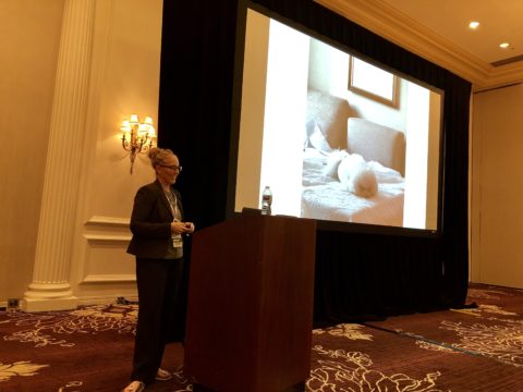 terrie hayward dog trainer speaking at conference